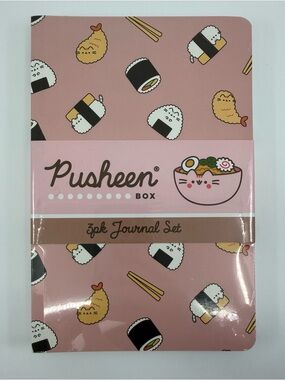 Pusheen Pink Sushi & Ramen 3pk Journal Set